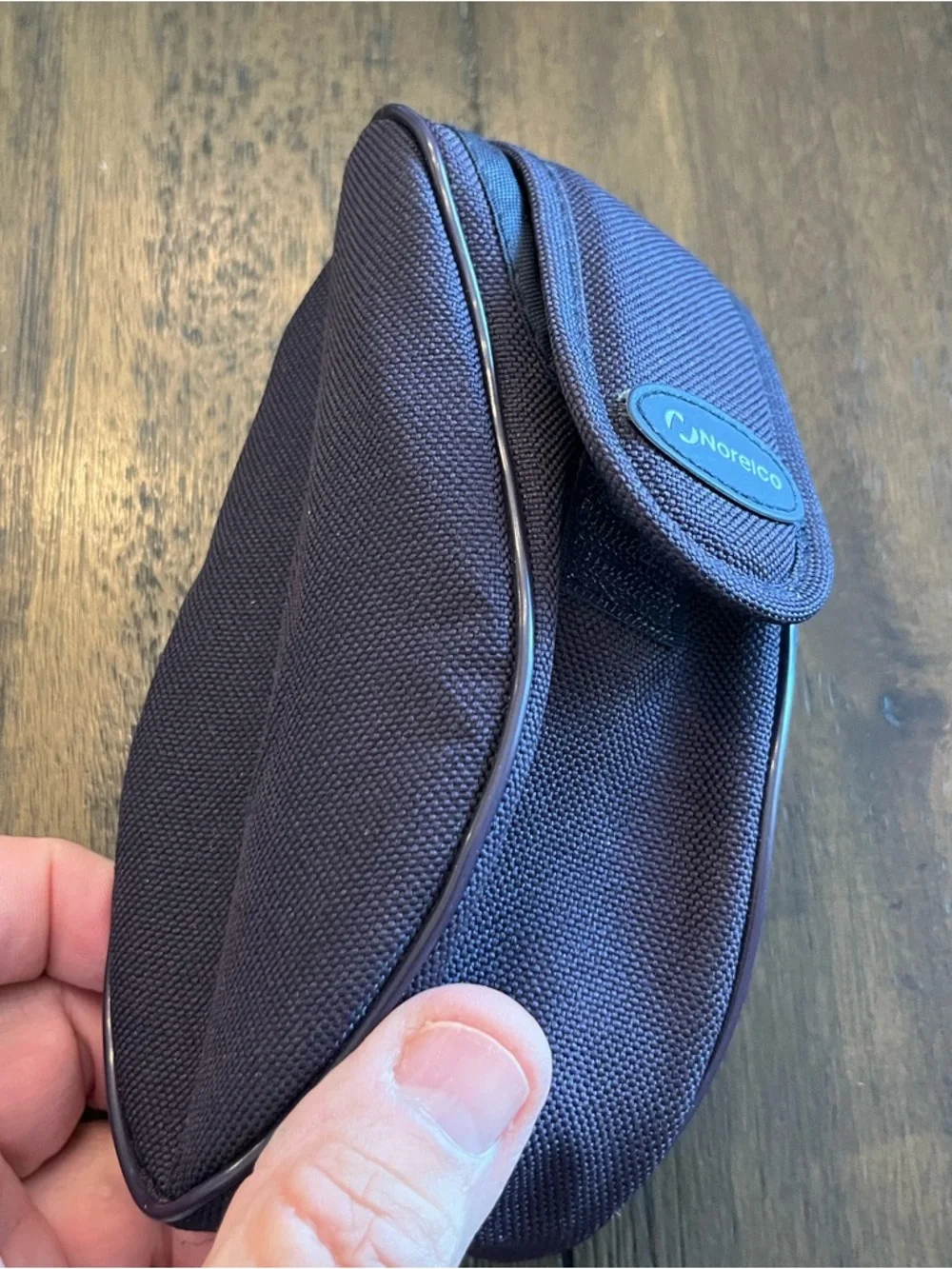 Philips Norelco Electric Razor / Shaver Zipper Travel Soft Side Case: Blue